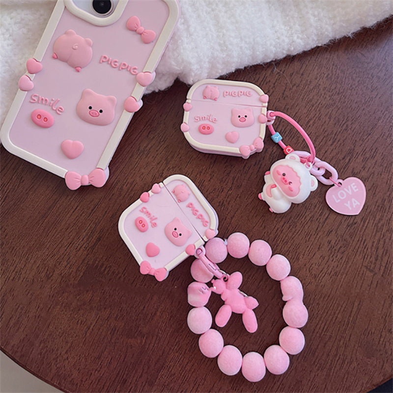 Cute Pig Case For Airpods