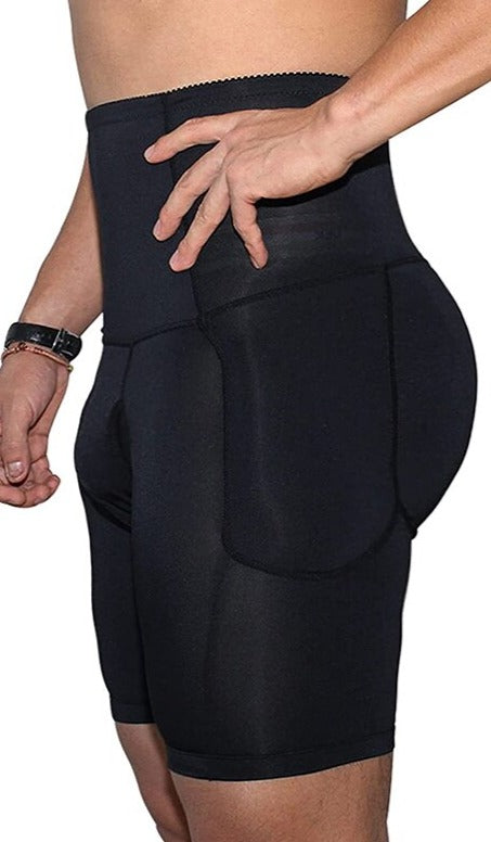 Men's Padded Hip & Butt Lift Boxer Shorts