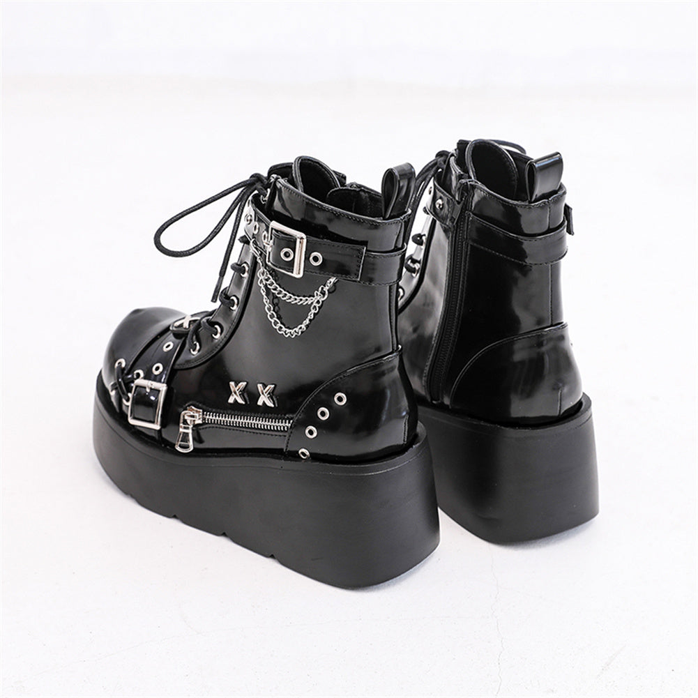 Gothic Plateau Stiefeletten