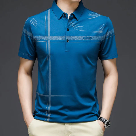 Omari - Men's Short Sleeve Anti-wrinkle Polo Shirt