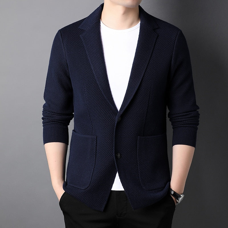 Ricky - Slim Fit Wool Blazer For Men