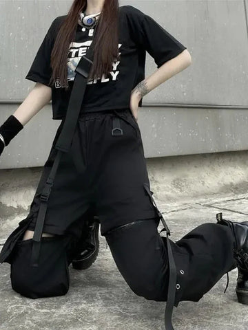 Gothic Techwear-Cargohose