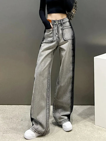 Pantalones vaqueros góticos Y2K de Harajuku