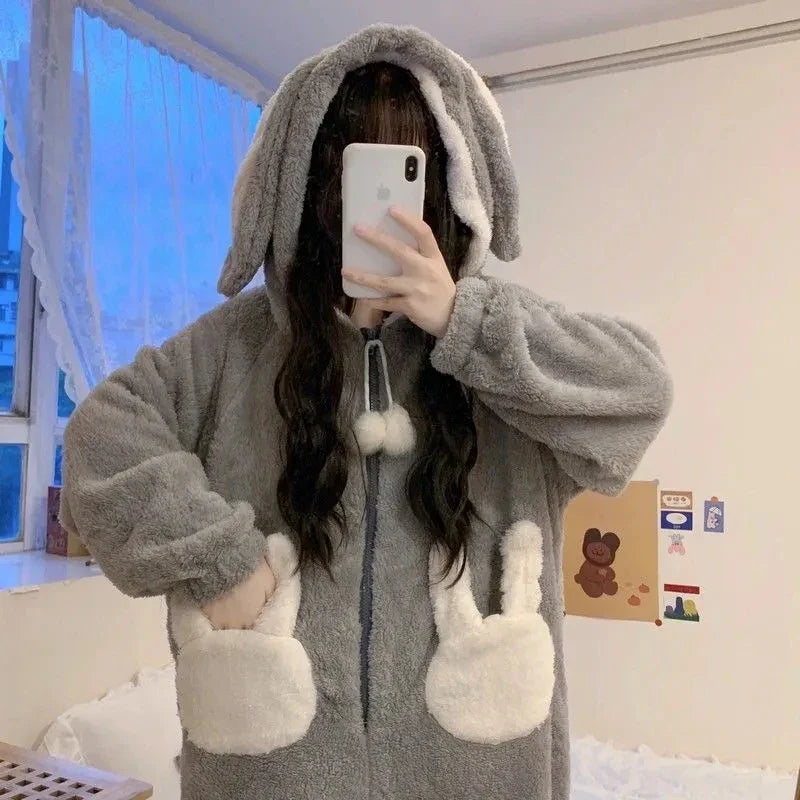 Süßer Hasen-Kigurumi-Pyjama 