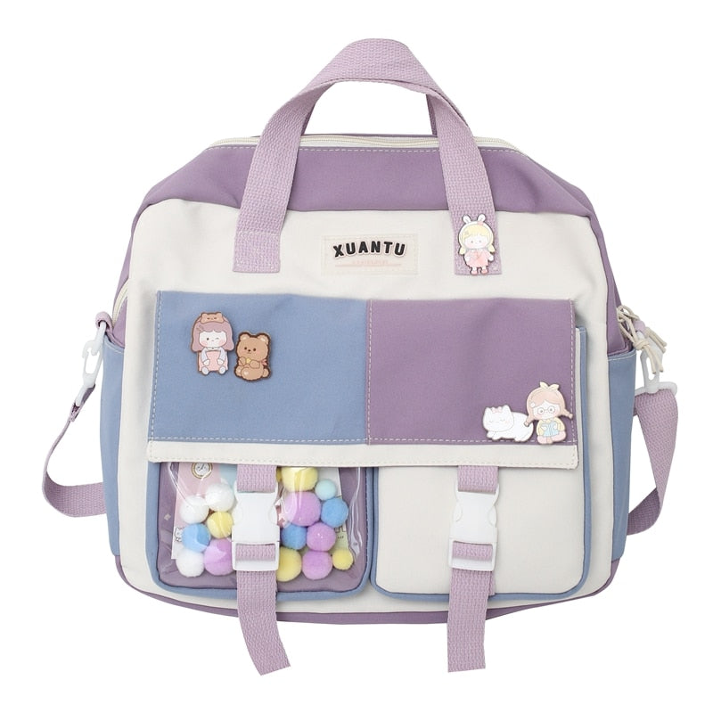 Mochila escolar estilo coreano kawaii