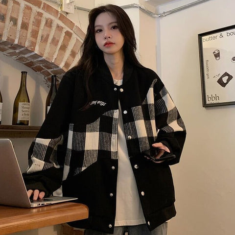 Deeptown Baseballjacke im koreanischen Stil