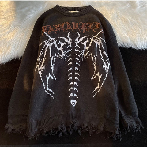 Dark Gothic Pullover Sweater