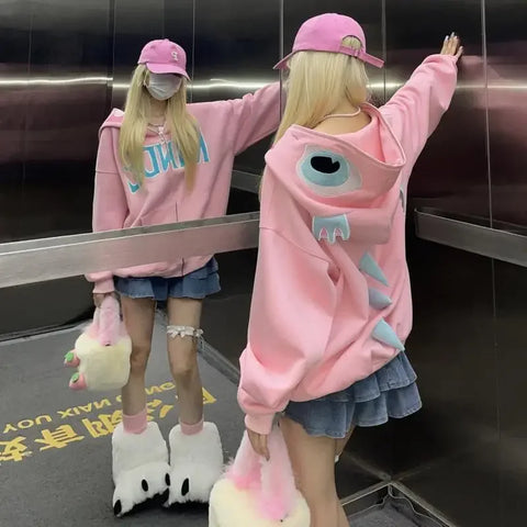 Sudadera con capucha de dinosaurio kawaii