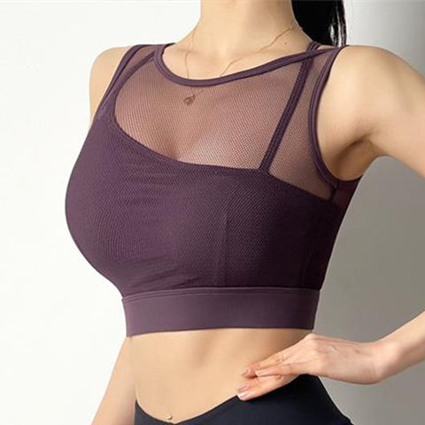 TemptMesh Damen Sport- und Yoga-Top