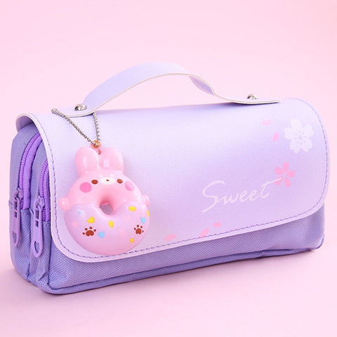 Estuche para lápices con animales suaves kawaii