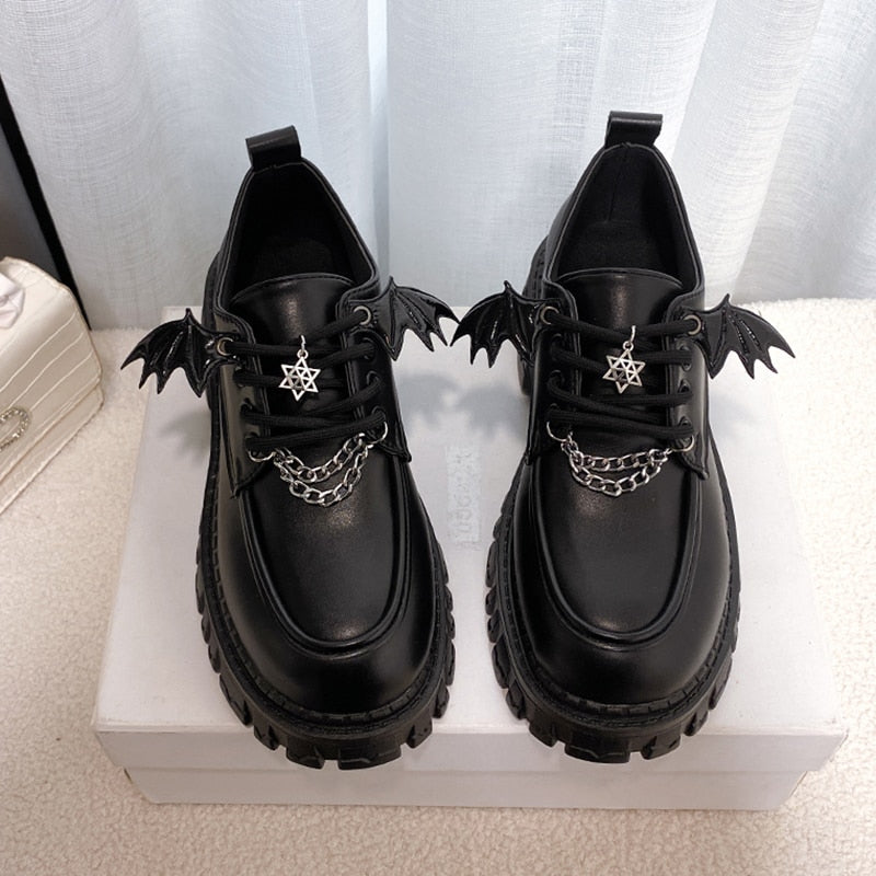 Gothic Ästhetische Plateauschuhe