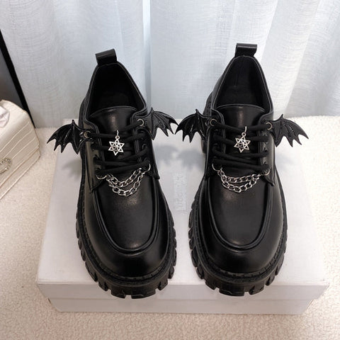 Gothic Aesthetic Platform Shoes