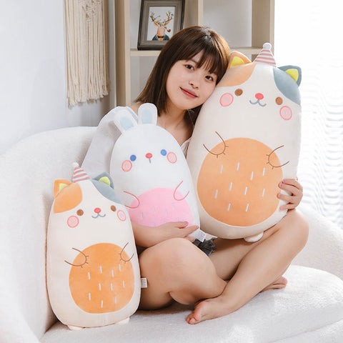 Almohada de peluche de animales kawaii