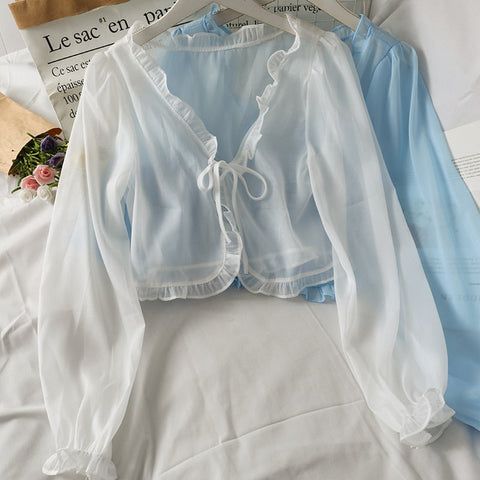 Ästhetische Ulzzang-Bluse