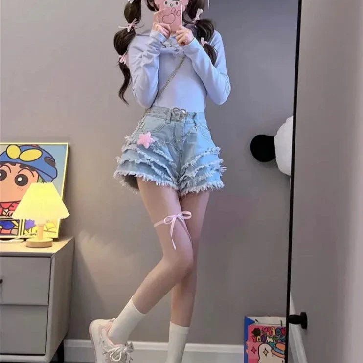 Kawaii Lolita Jeansshorts