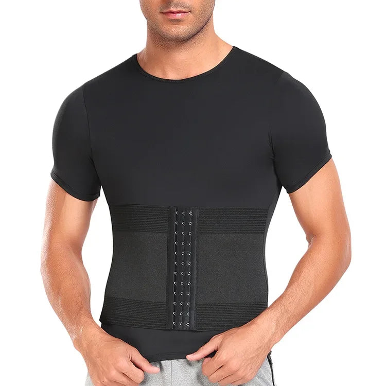 T Shirt Shaper With Built In Waist Trainer