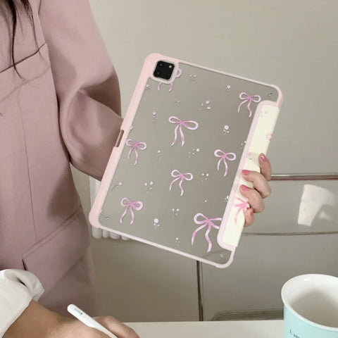 Kawaii Pink Bow iPad Hülle