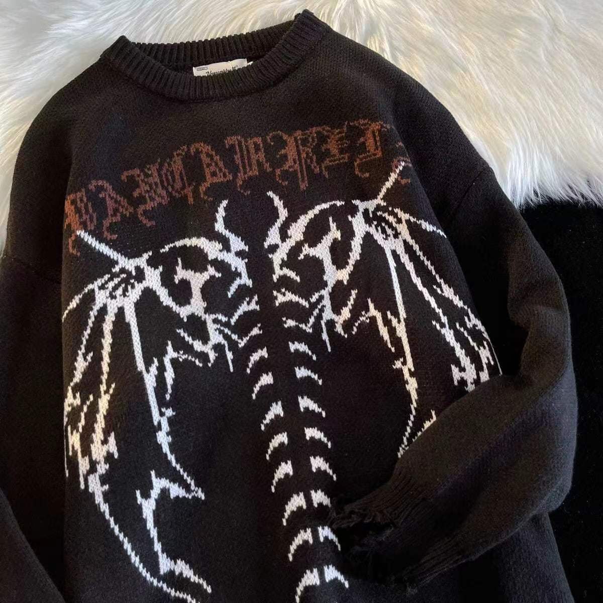 Dark Gothic Pullover Sweater