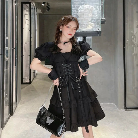 Harajuku Goth Lolita Minikleid