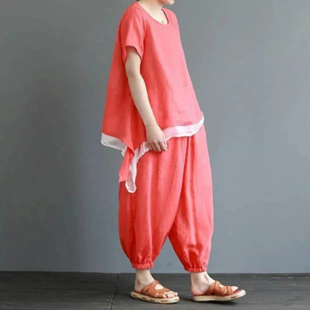 Cozy Oversized Outfit - T-Shirt & Pants