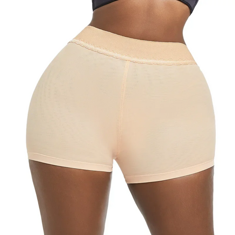 Tummy Control Butt Lift Lace Shorts With Butt Pads