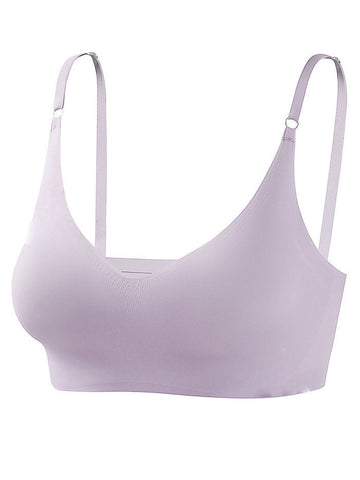 Low Back Seamless Push-up Wireless Bra