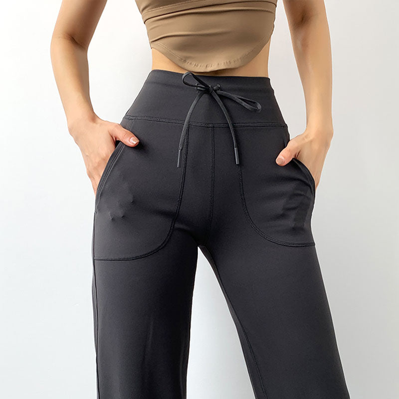 Pantalones anchos deportivos y de fitness para mujer