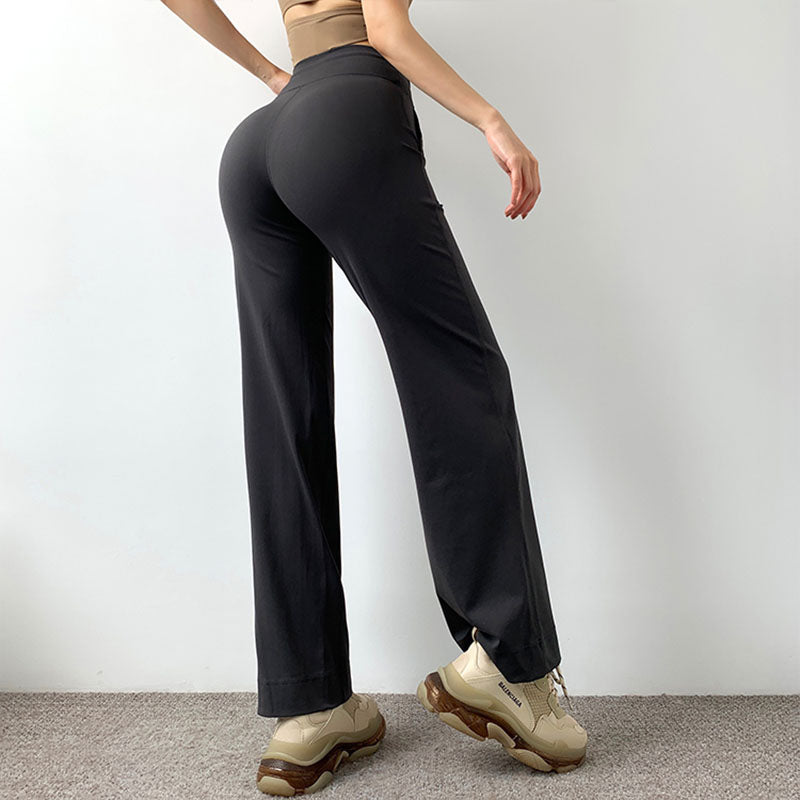 Pantalones anchos deportivos y de fitness para mujer