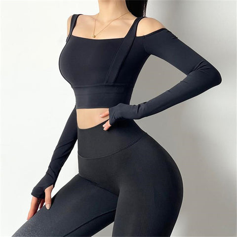 Long Sleeve Athletic Women’s Fitness Top