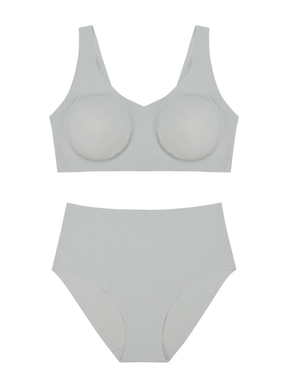 Wireless Seamless Shapewear Two-Piece Bra Set