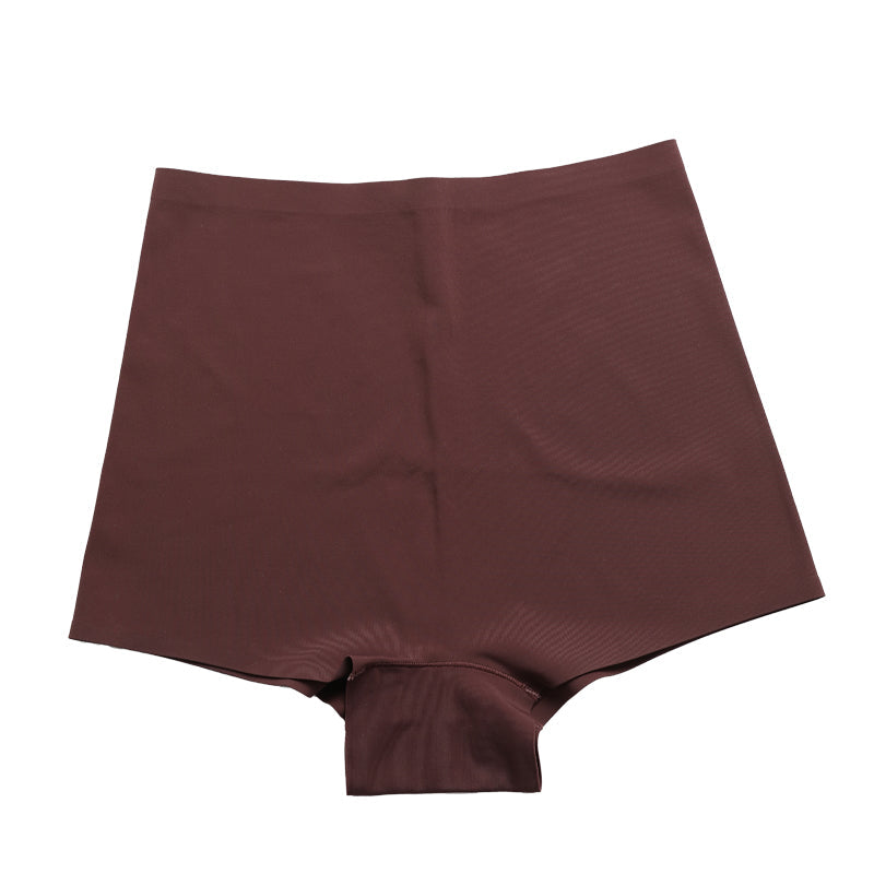 High-Waisted Solid Color Boyshorts Underwear