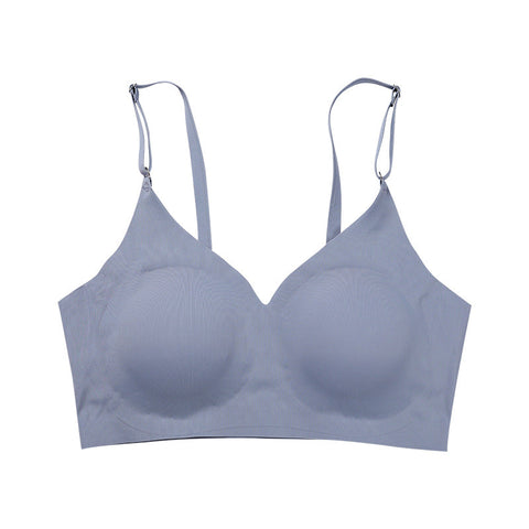 Low Back Seamless Push-up Wireless Bra