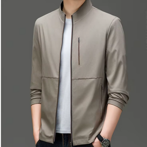 Caleb - Men's Mandarin Collar Jacket