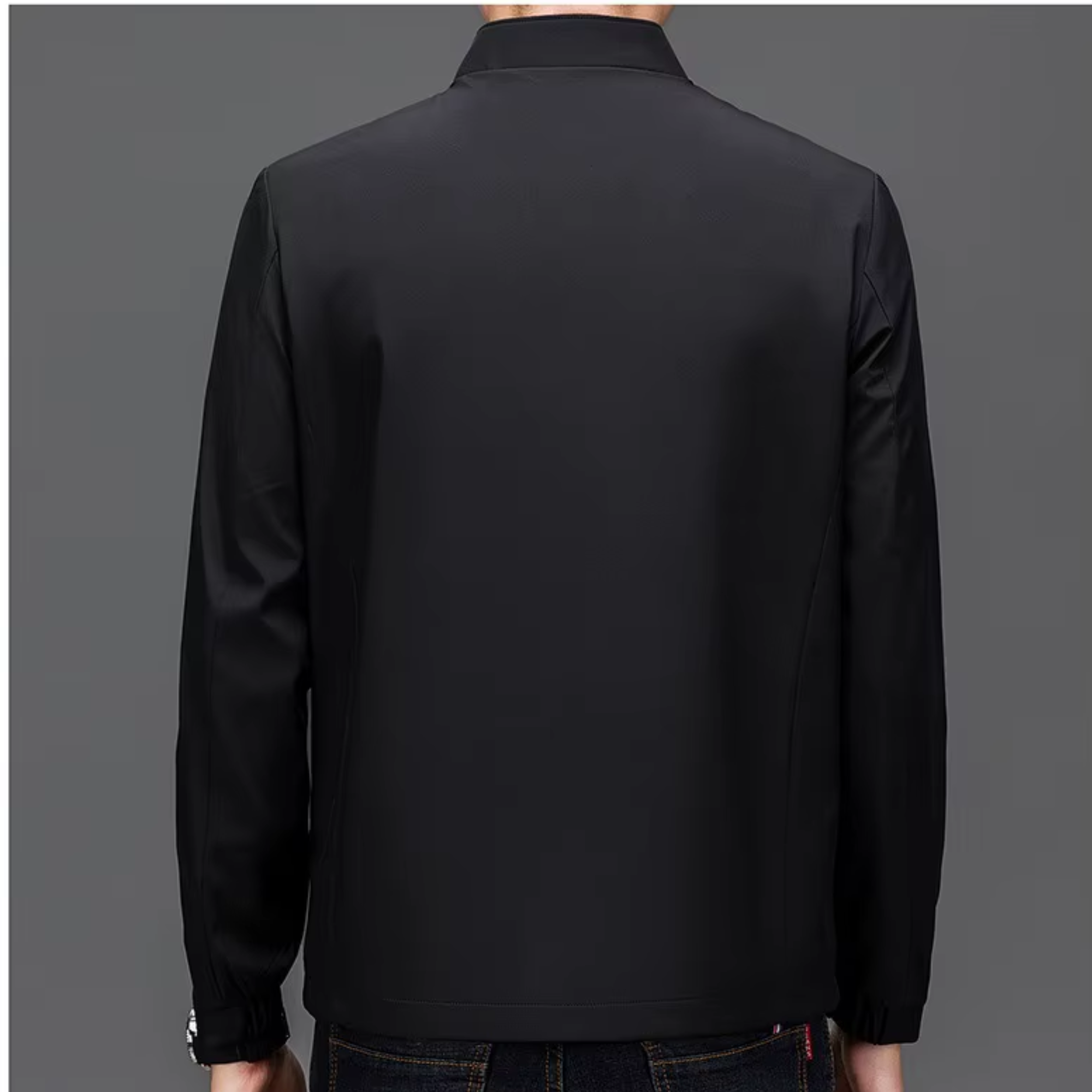 Caleb - Men's Mandarin Collar Jacket