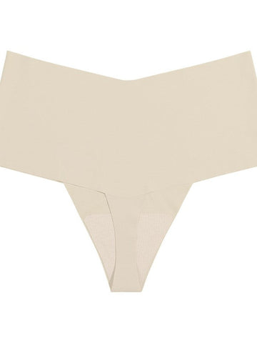 Non-marking High-Waisted Thong Panties