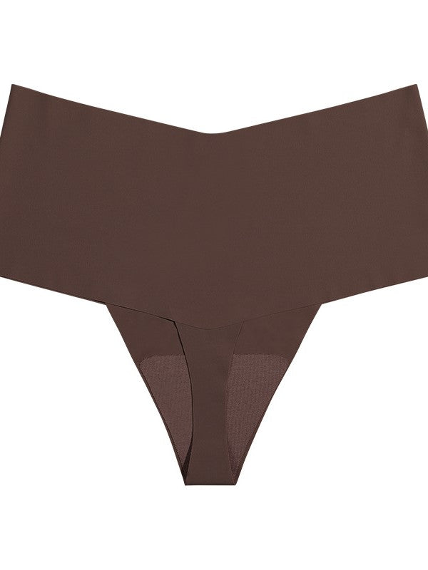 Non-marking High-Waisted Thong Panties