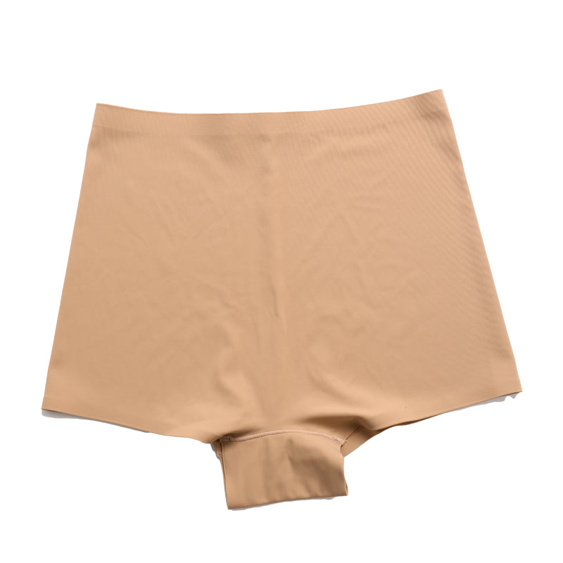 High-Waisted Solid Color Boyshorts Underwear