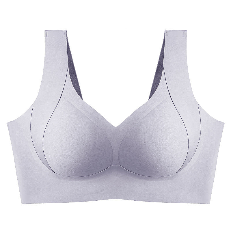 Plus Size Wireless Shaper Bra Violet