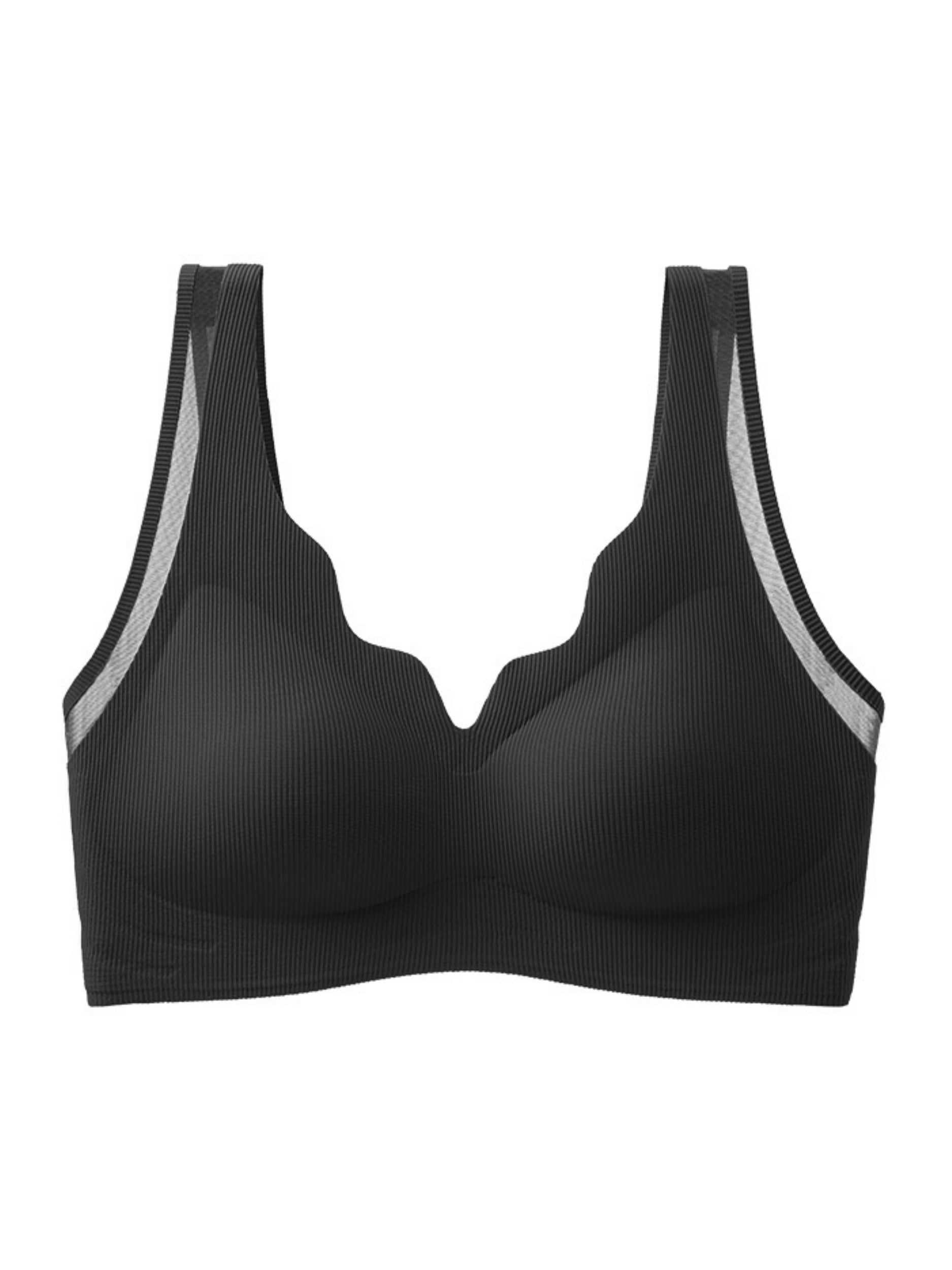 French Romantic Vest Mesh Splicing All-match Breathable Seamless Bra