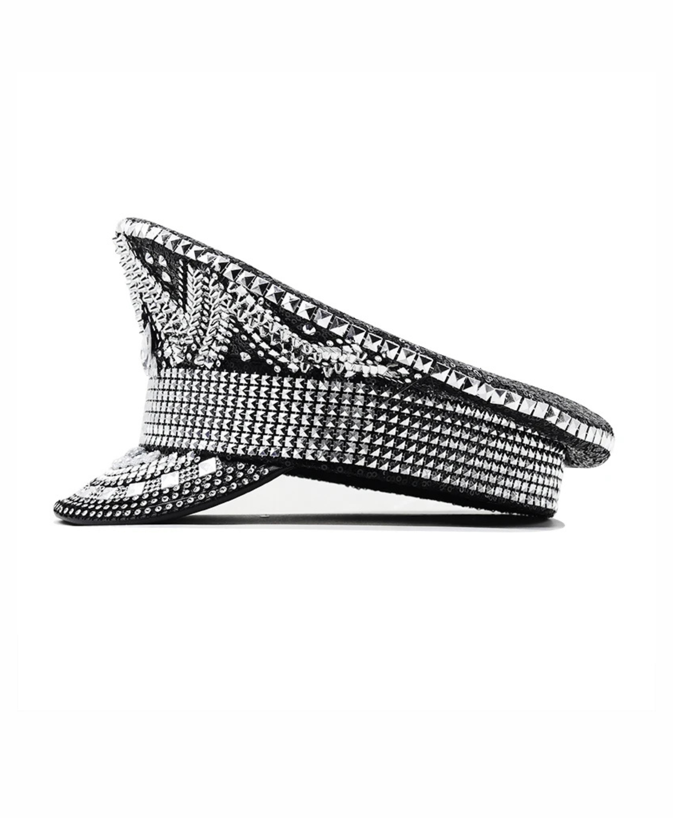 Roma - Luxury Rhinestone Cabbie Hat