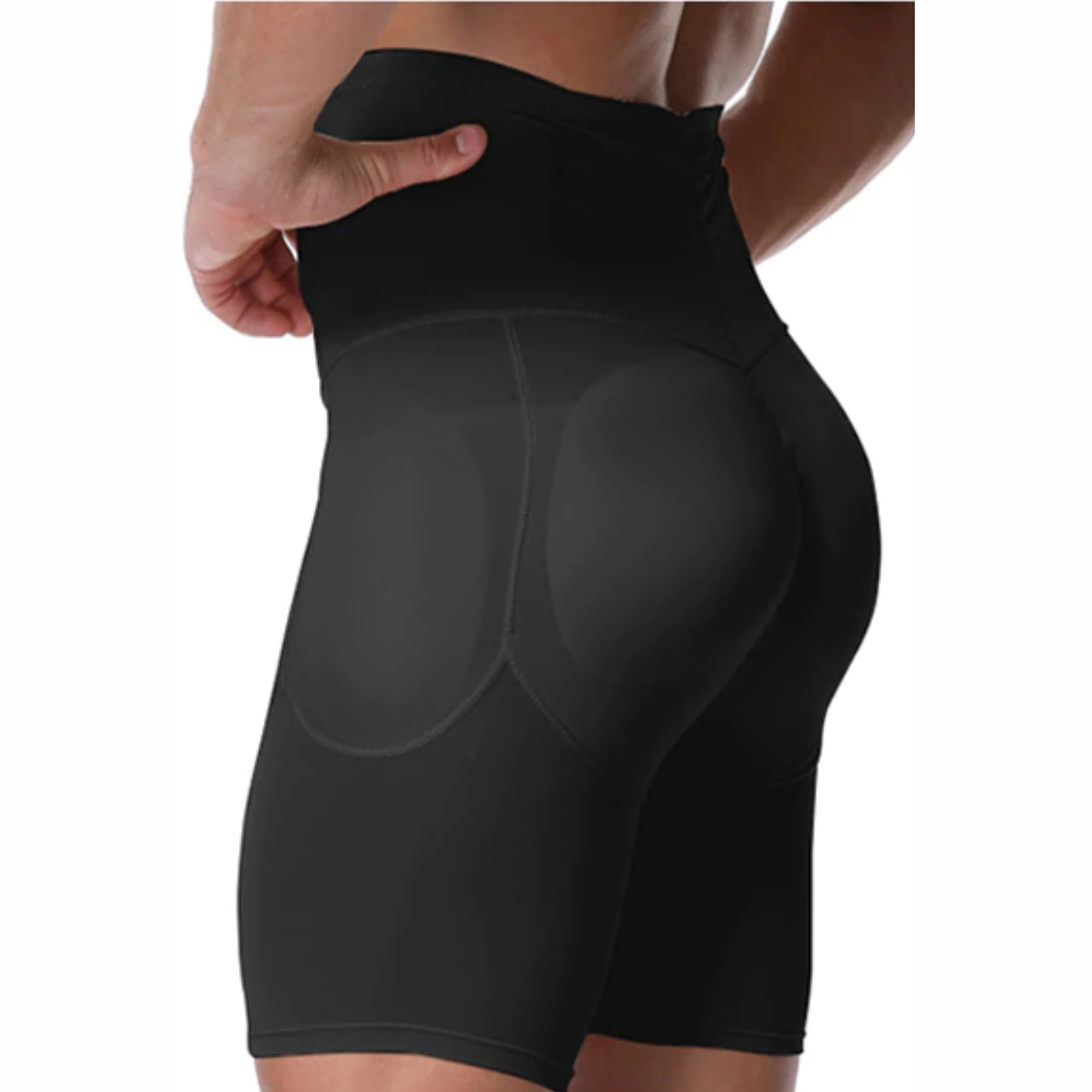 Men's Padded Hip & Butt Lift Boxer Shorts