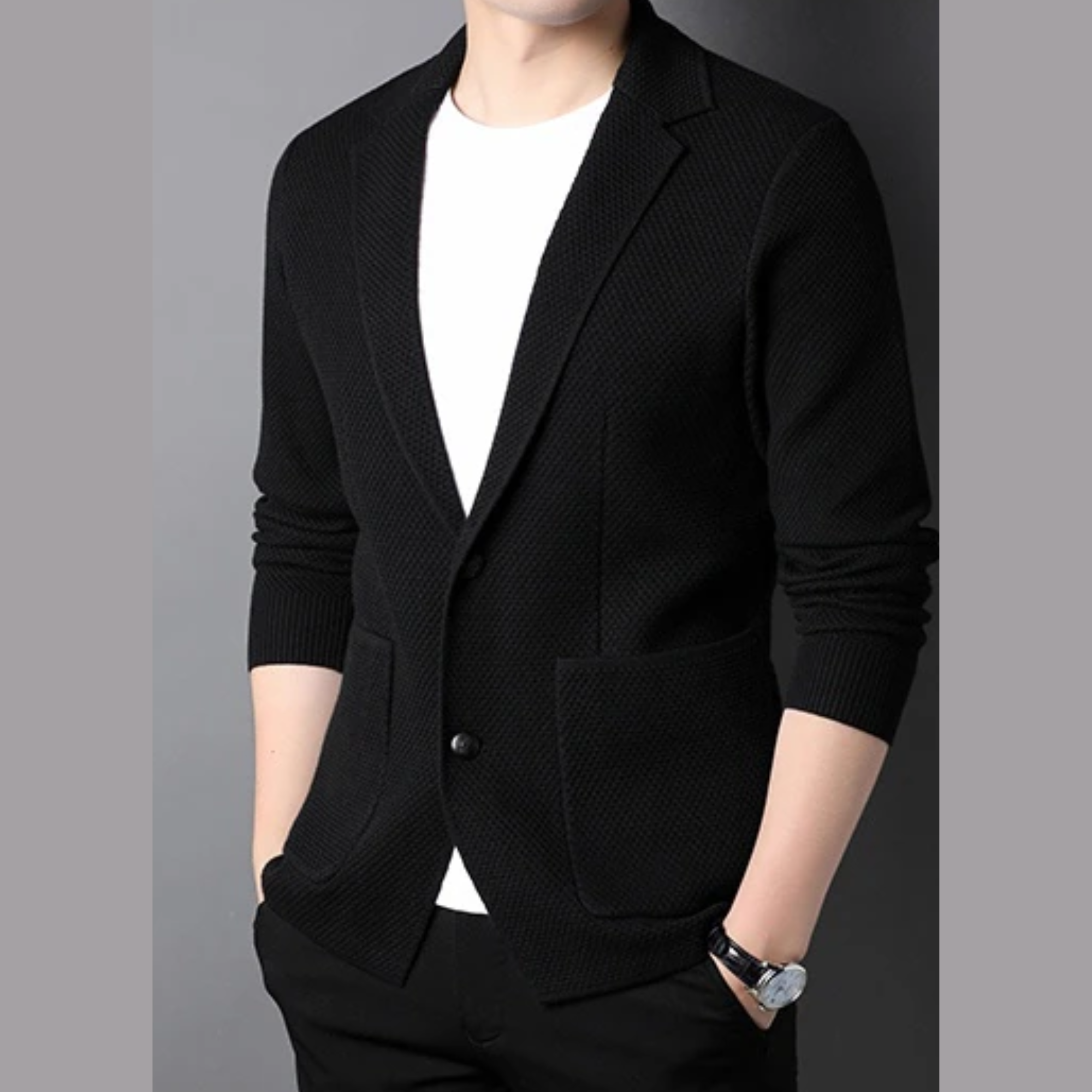 Ricky - Slim Fit Wool Blazer For Men