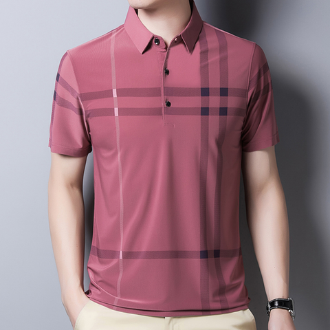 Ben - Checked Anti-Wrinkle Polo Shirt