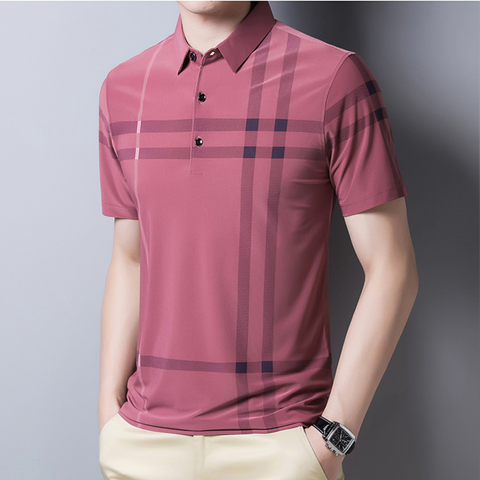 Ben - Checked Anti-Wrinkle Polo Shirt