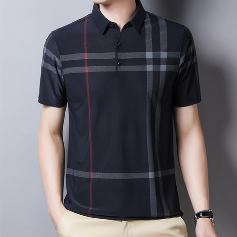 Ben - Checked Anti-Wrinkle Polo Shirt
