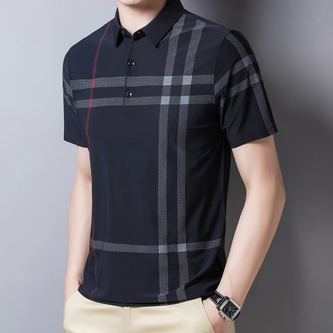 Ben - Checked Anti-Wrinkle Polo Shirt