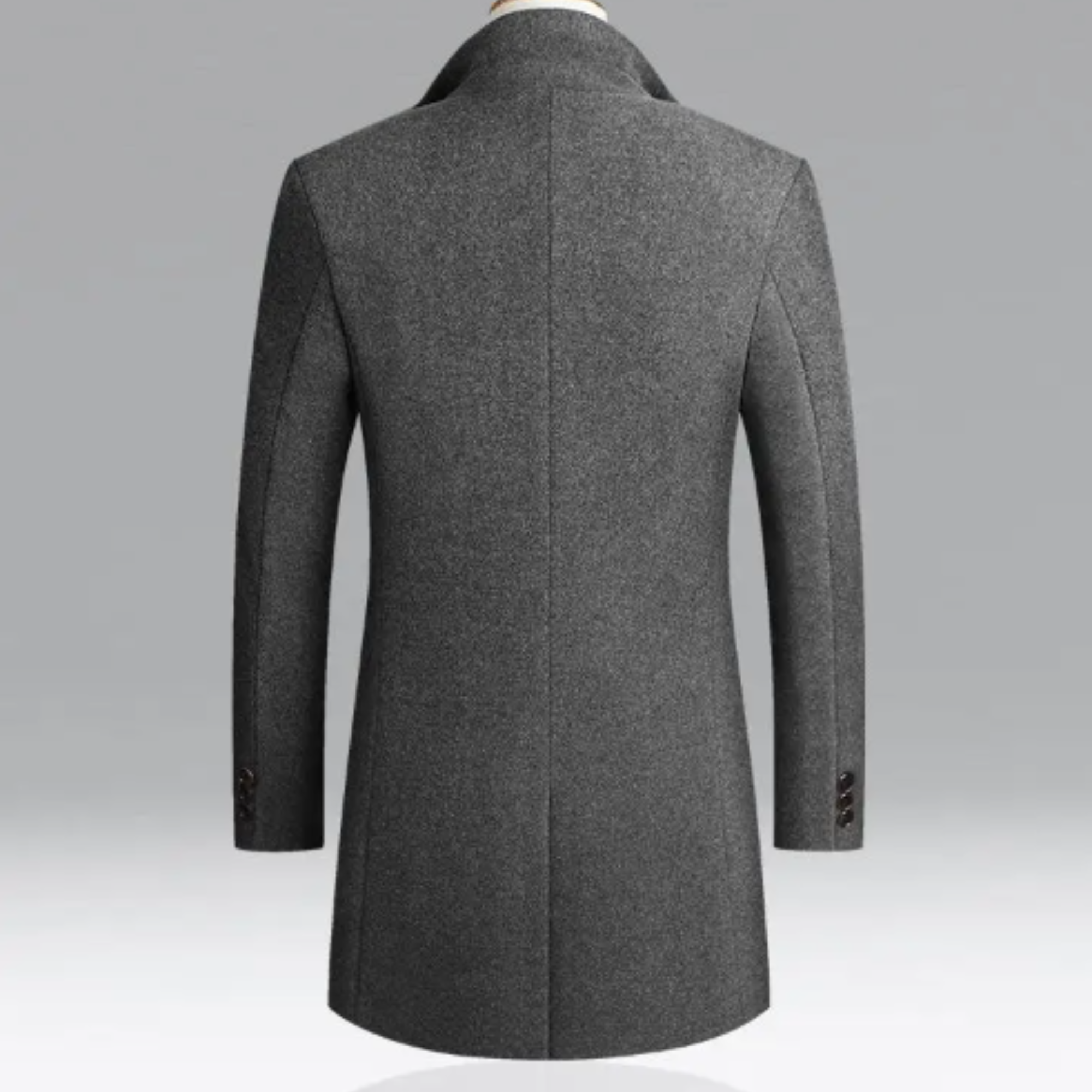 Raphael - Men's Single Breasted Wool Coat