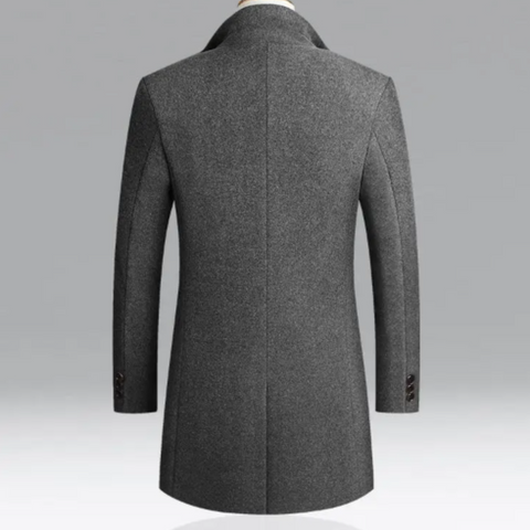 Raphael - Men's Single Breasted Wool Coat