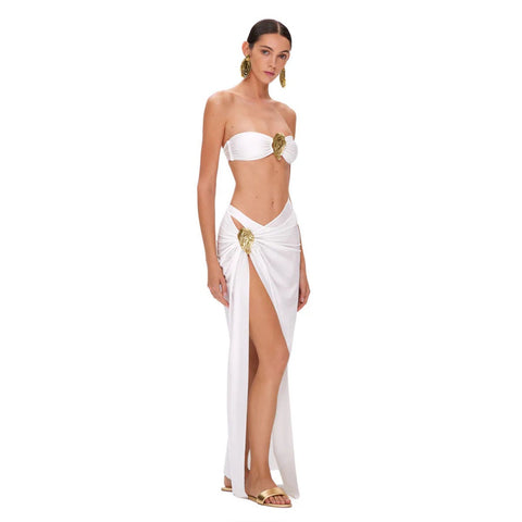 Strapless Bikini Three-Piece Set