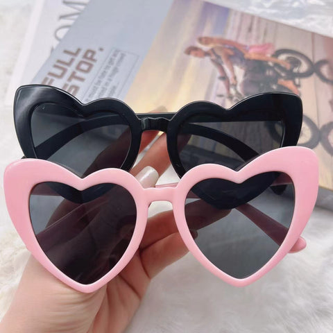 Gafas de sol de gran tamaño con forma de corazón